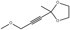 1,3-Dioxolane,  2-(3-methoxy-1-propynyl)-2-methyl-  (9CI),43214-80-8,结构式
