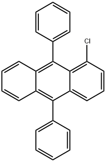 1-CHLORO-9,10-DIPHENYLANTHRACENE,43217-27-2,结构式