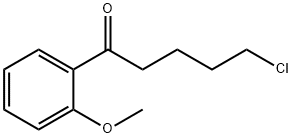 5-CHLORO-1-(2-METHOXYPHENYL)-1-OXOPENTANE Structure
