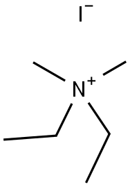 DIMETHYL DIETHYL AMMONIUM IODIDE,4325-24-0,结构式