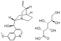 葡萄酸奎宁, 4325-25-1, 结构式