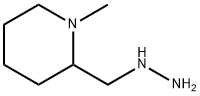 Piperidine, 2-(hydrazinomethyl)-1-methyl- (9CI) Structure