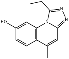 [1,2,4]Triazolo[4,3-a]quinolin-8-ol,1-ethyl-5-methyl-(9CI) 结构式