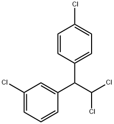 1-CHLORO-3-(2,2-DICHLORO-1-(4-CHLOROPHENYL)ETHYL)BENZENE Structure