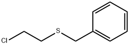 BENZYL 2-CHLOROETHYL SULPHIDE Structure