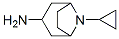 8-Azabicyclo[3.2.1]octan-3-amine,8-cyclopropyl-,(3-endo)-(9CI) 结构式