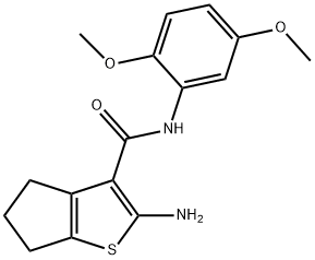 2-AMINO-N-(2,5-DIMETHOXYPHENYL)-5,6-DIHYDRO-4H-CYCLOPENTA[B]THIOPHENE-3-CARBOXAMIDE|