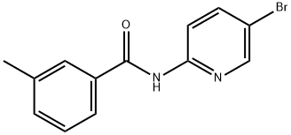 N-(5-BROMO-2-PYRIDINYL)-3-METHYL-BENZAMIDE Struktur