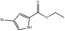 ETHYL 4-BROMO-1H-PYRROLE-2-CARBOXYLATE Structure