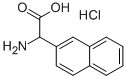 AMINO(2-NAPHTHYL)ACETIC ACID HYDROCHLORIDE Struktur