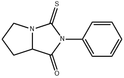 苯基硫代乙内酰脲-脯氨酸, 4333-21-5, 结构式