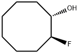 Cyclooctanol, 2-fluoro-, (1S,2S)- (9CI) Structure