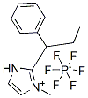 1-Phenylpropyl-3-methylimidazolium hexafluorophosphate Structure