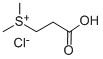 (2-CARBOXYETHYL)DIMETHYLSULFONIUM CHLORIDE Struktur