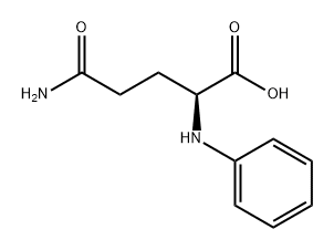 2-氨基-5-羰基-5-(苯胺基)戊酸 结构式