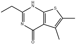 Thieno[2,3-d]pyrimidin-4(1H)-one, 2-ethyl-5,6-dimethyl- (9CI)|2-乙基-5,6-二甲基噻吩并[2,3-D]嘧啶-4(1H)-酮