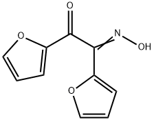 1,2-Di(2-furanyl)-2-hydroxyiminoethan-1-one,4339-69-9,结构式