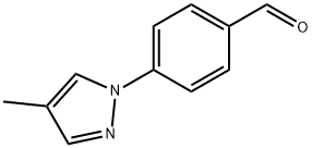 4-(4-甲基-1H-吡唑-1-基)苯甲醛,433920-86-6,结构式