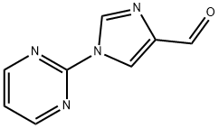 1-(PYRIMIDIN-2-YL)-1H-IMIDAZOLE-4-CARBALDEHYDE Struktur