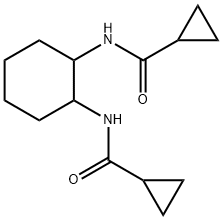 Cyclopropanecarboxamide, N,N-1,2-cyclohexanediylbis- (9CI) Structure