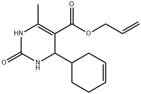 5-Pyrimidinecarboxylicacid,4-(3-cyclohexen-1-yl)-1,2,3,4-tetrahydro-6-methyl-2-oxo-,2-propenylester(9CI)|