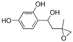 1,3-Benzenediol, 4-[1-hydroxy-2-(2-methyloxiranyl)ethyl]- (9CI) 化学構造式