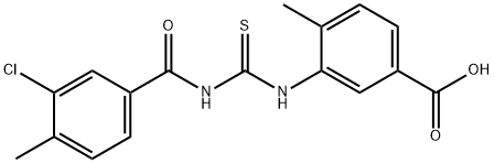3-[[[(3-클로로-4-메틸벤졸)아미노]티오엑소메틸]아미노]-4-메틸-벤조일산