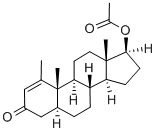 Methenolone acetate Struktur