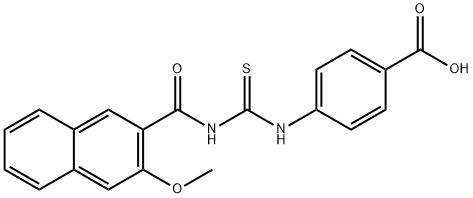 4-[[[[(3-메톡시-2-나프탈레닐)카르보닐]아미노]티옥소메틸]아미노]-벤조산