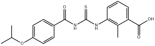 434303-88-5 2-METHYL-3-[[[[4-(1-METHYLETHOXY)BENZOYL]AMINO]THIOXOMETHYL]AMINO]-BENZOIC ACID