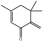 2-Cyclohexen-1-one, 3,5,5-trimethyl-6-methylene- (9CI) Struktur