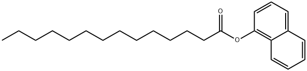 ALPHA-NAPHTHYL MYRISTATE 化学構造式