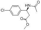 (S)-N-乙酰基-4-氯-beta-苯丙氨酸甲酯,434957-75-2,结构式