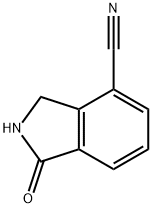 1H-Isoindole-4-carbonitrile,2,3-dihydro-1-oxo- 化学構造式