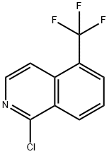 1-CHLORO-5-(TRIFLUOROMETHYL)-ISOQUINOLINE Struktur
