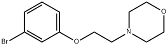 4-[2-(3-溴苯氧基)乙基]吗啉, 435283-95-7, 结构式