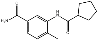 Benzamide, 3-[(cyclopentylcarbonyl)amino]-4-methyl- (9CI) 化学構造式