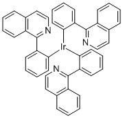 Ir(piq)3,  Tris[1-phenylisoquinolinato-C2,N]iridium(III)|IR(PIQ)3