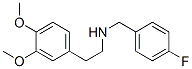 [2-(3,4-DIMETHOXY-PHENYL)-ETHYL]-(4-FLUORO-BENZYL)-AMINE,435341-91-6,结构式