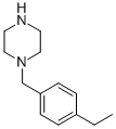 1-(4-エチルベンジル)ピペラジン 化学構造式
