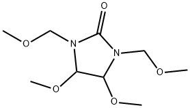 1,3-BIS(METHOXYMETHYL)-4,5-DIMETHOXY- 2-IMIDAZOLIDINONE, 4356-60-9, 结构式