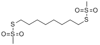 1,8-Octadiyl Bismethanethiosulfonate,4356-71-2,结构式