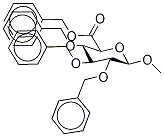 METHYL 2,3,4-TRI-O-BENZYL-§-D-GLUCURONIC ACID, BENZYL ESTER Struktur