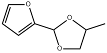 2-(2-furyl)-4-methyl-1,3-dioxolane  Struktur