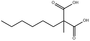 Hexylmethylmalonic acid,4360-86-5,结构式