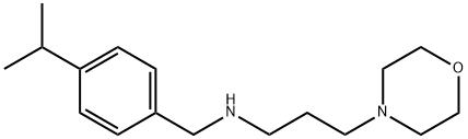 N-(4-异丙基苄基)-3-吗啉丙烷-1-胺,436086-82-7,结构式