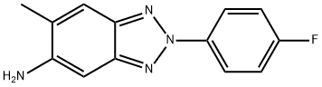 2-(4-氟-苯基)-6-甲基-2H-苯并三唑-5-基胺, 436086-84-9, 结构式