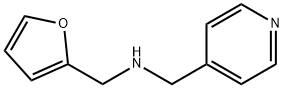 (2-フリルメチル)(ピリジン-4-イルメチル)アミン 化学構造式