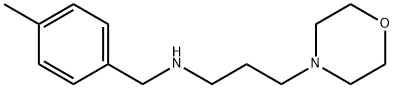 (4-METHYL-BENZYL)-(3-MORPHOLIN-4-YL-PROPYL)-AMINE Struktur