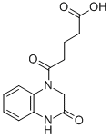 5-OXO-5-(3-OXO-3,4-DIHYDRO-2 H-QUINOXALIN-1-YL)-PENTANOIC ACID,436088-60-7,结构式